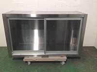 マルゼン　ガラス戸付吊戸棚　W1000×D350×H600
